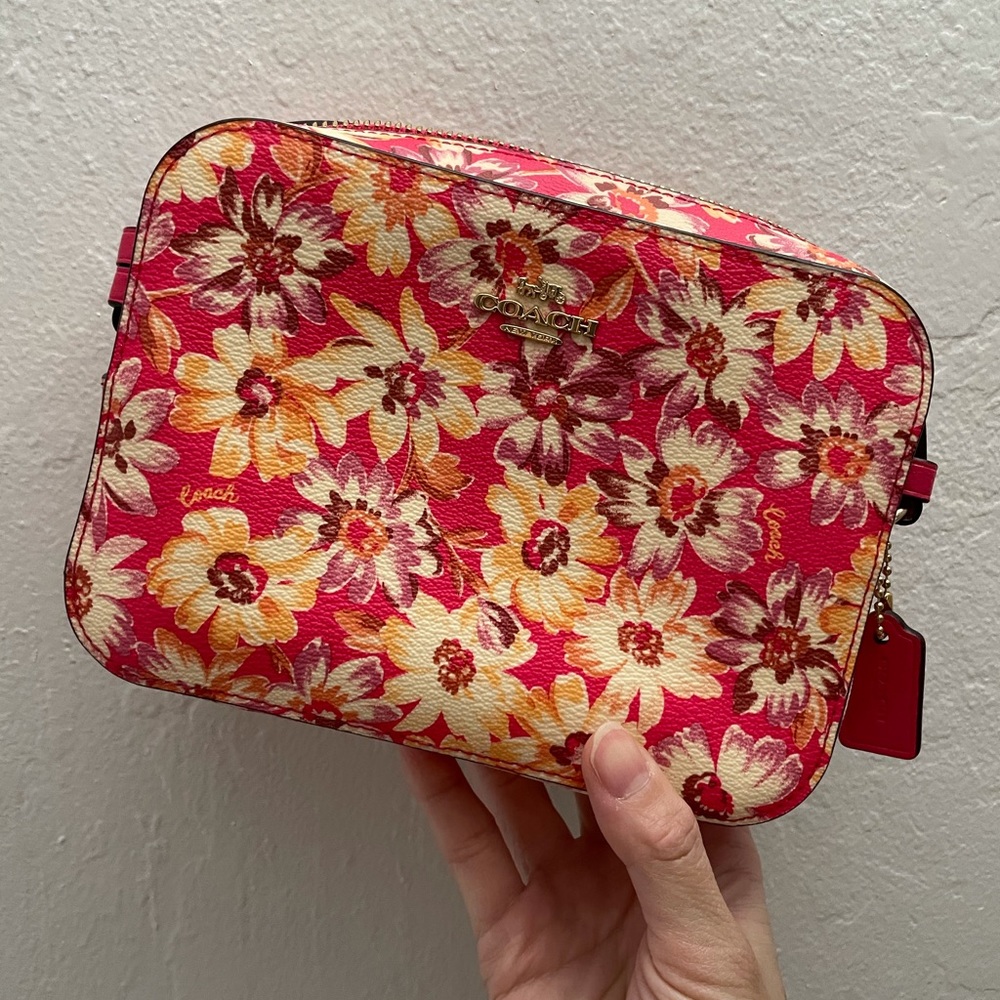 coach mini camera bag with daisy